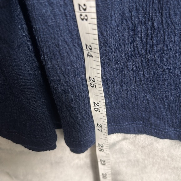 NWT Navy Blue Sleeveless Crochet Top plus size 2x summer vacation lightweight - Picture 8 of 10